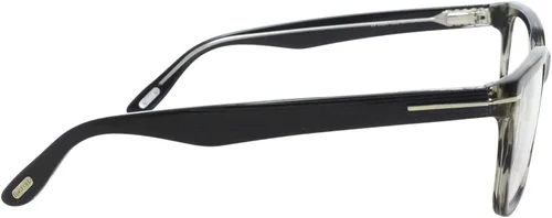 Vista 3 de Gafas graduadas Tom Ford TF 5304 FT5304 093 verde claro brillante, Gris Rayado Brillante