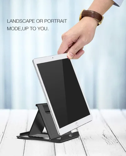 Vista 6 de MoKo Soporte para teléfono/tableta, soporte plegable para tableta compatible con iPhone 17/17 Air/17 Pro/17 Pro Max, iPhone 16/Pro/Pro Max/Plus