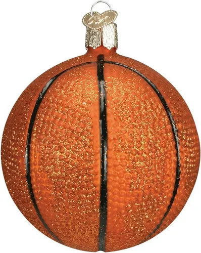 Vista 9 de Old World Christmas - Adorno de béisbol de vidrio soplado para árbol de Navidad, decoración festiva artesanal, colección deportiva