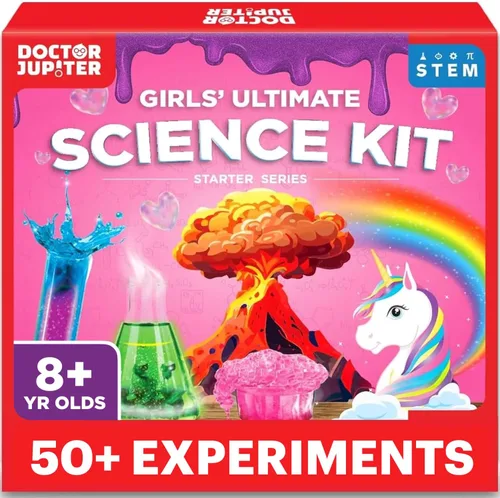 Vista 11 de Doctor Jupiter Set de Regalo Científico Primero para Niñas de 4+ Set de Kit Científico Primero para Niñas y Kit Científico Increíble Ideas