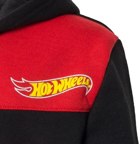 Vista 4 de Hot Wheels Sudadera con capucha de media cremallera para niños pequeños a grandes