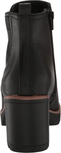 Vista 3 de Naturalizer Womens Madalynn Gore Lug Sole Heeled Ankle Bootie