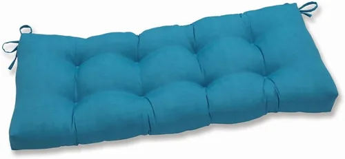 Vista 7 de Pillow Perfect Monti Chino - Cojín de mimbre sólido para interiores y exteriores, resistente a la intemperie y a la decoloración, 19 x 44 pulgadas