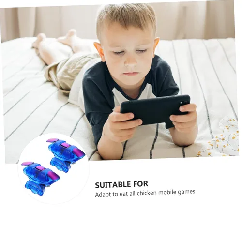 Vista 9 de WOONEKY 1 pair Cellphone Accessories Button Accessory Phone Cell Handle Changing for Gamepad Conter Trigger Color Triggers Plastic Shooting Gift
