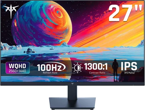 Vista 17 de KTC Monitor para juegos de 24 pulgadas 180Hz - Monitores de computadora 2K 1440P, monitor IPS rápido con HDR 400, sincronización adaptativa, hasta