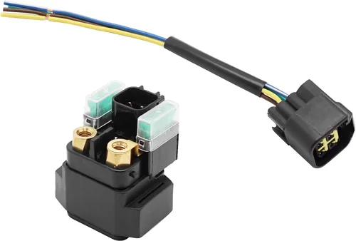 Vista 2 de M MATI Relé de solenoide de arranque y enchufe para Yamaha Grizzly 700 Grizzly 550 Kodiak 700 2007 en adelante YFZ450R YFZ450X 2009-Up