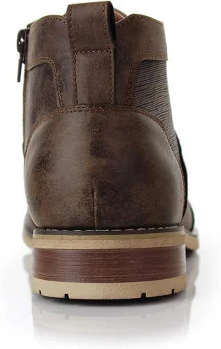 Vista 5 de Ferro Aldo Blaine MFA806035 - Botas casuales con cordones y cremallera para hombre