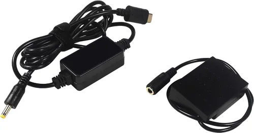Vista 3 de HQRP Convertidor USB-C DC compatible con cámara digital Fujifilm AC-9V CP-W126 X-E2 X-E3 X-E2S X-Pro2 X-T10 X-T2 X-T3 X-T20 X-Pro1 X-E1 FinePix