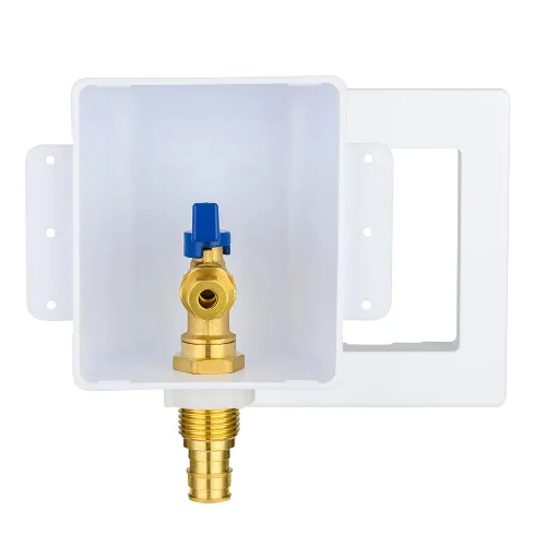 Vista 13 de EFIELD Premium Ice Maker Outlet Box,1/2-Inch Sweat (MIP) Inlet with Installed 1/4-Turn Ball Valve (Mip),(IM032) (Pack of 2)