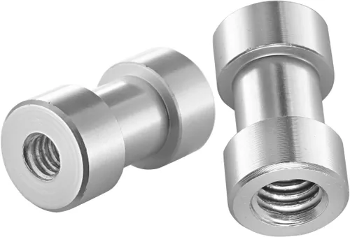 Vista 8 de Neewer® Adaptador convertidor de tornillo roscado de metal de 1/4" 3/8" para cámara DSLR, trípode, plataforma de hombro, soporte de luz, jaula