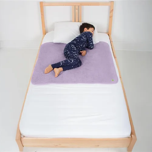 Vista 12 de PeapodMats Tapete de Cama Impermeable para Enuresis e Incontinencia - Protector Reutilizable. Colocación Segura y Transpirable. Lavable. Ecológico
