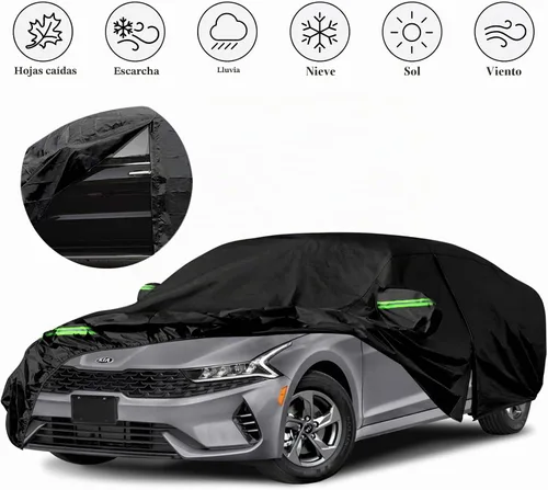 Vista 8 de Funda impermeable para automóvil de 6 capas para Kia K5/Optima 2010-2026