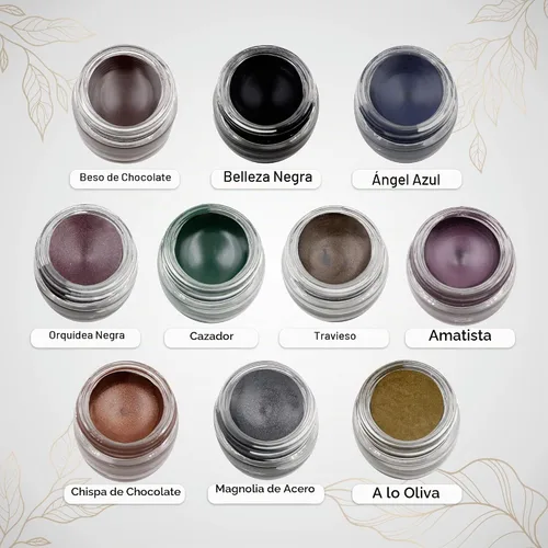 Vista 7 de Delineador de ojos de gel impermeable Stay Put Chocolate Sizzle Brown con Chocolate Sizzle - Chocolate con leche marrón con brillo dorado y manchas