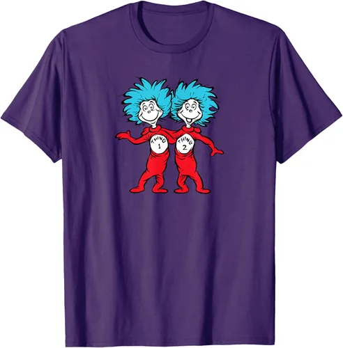 Vista 76 de Dr. Seuss Thing 1 Thing 2 Buddies - Camiseta Negro