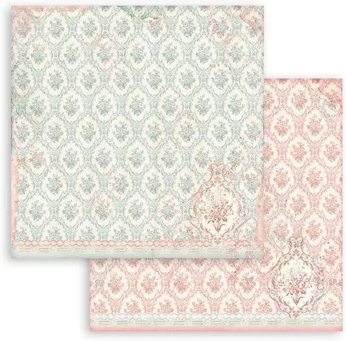 Vista 5 de Scrapbooking Bloc pequeño 10 hojas CM 20.3 x 20.3 (8 x 8 pulgadas) Selección de fondos - Rosa Perfum