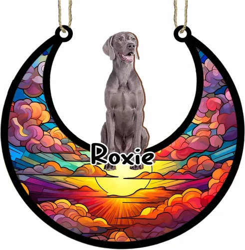 Vista 65 de LOVELYPOD Adorno de Navidad personalizado para perro pastor australiano, atrapasoles conmemorativo, adorno de Navidad de pastor australiano