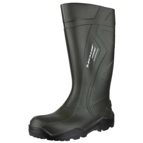 Vista 12 de Dunlop Botas Wellington para lluvia unisex, Verde