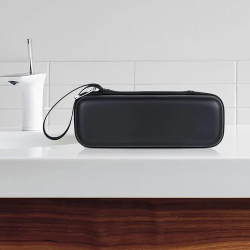 Vista 7 de Estuche de viaje duro para cepillo de dientes Oral-B/Sonicare con bolsillo de malla Negro