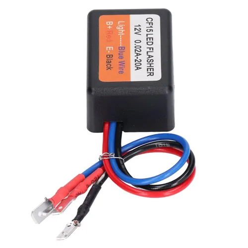 Vista 8 de Controlador estroboscópico, controlador estroboscópico de flash 12 V auto módulo intermitente 0.02‑20A LED Módulo de luz de giro 45 75 veces por