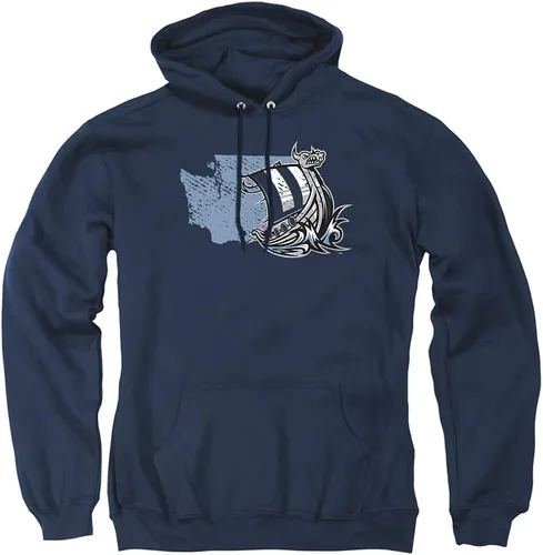 Vista 123 de LOGOVISION Colección de sudaderas con capucha unisex con diseño de forma universitaria oficial para hombres y mujeres