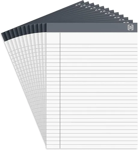 Vista 11 de TRU RED Staples TR57363 Bloc de notas, 8.5 x 11.75 pulgadas, rayas anchas, pasteles, 50 hojas/bloc