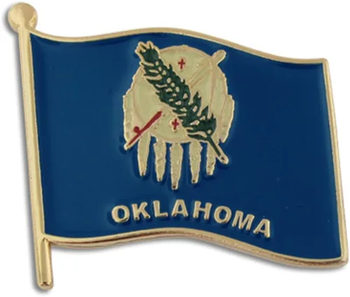 Vista 25 de PinMart Pin de solapa esmaltado con bandera del estado de EE. UU Chapado en oro de Alabama