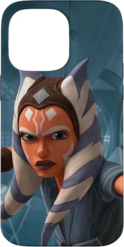Vista 21 de Carcasa azul Ahsoka Tano para iPhone 13 Pro Max Star Wars The Clone Wars