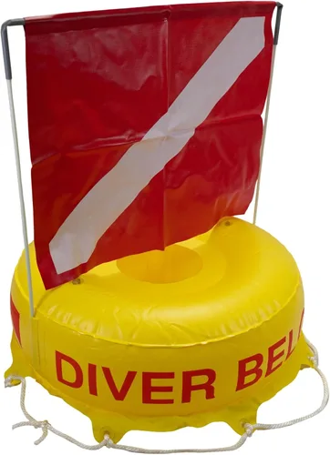 Vista 3 de Scuba Choice Buceo de lujo buceador debajo del flotador inflable y la bandera Bouy