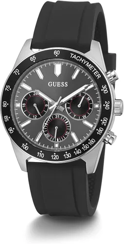 Vista 4 de GUESS Reloj multifunción de 1654in plateado