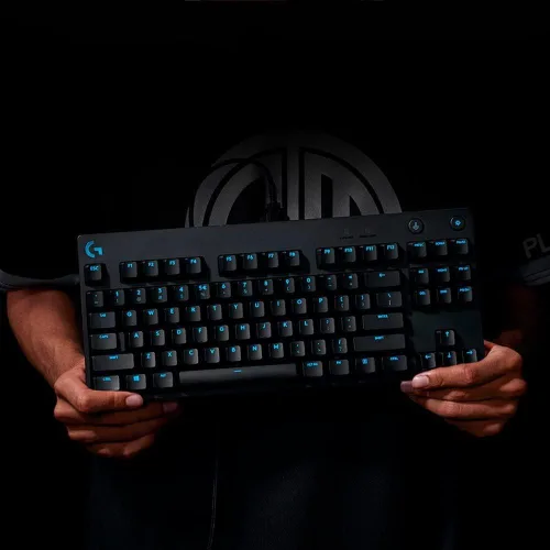 Vista 5 de Logitech 920-009388 G Pro Teclado mecánico para juegos con cable GX Interruptor de clic azul teclas retroiluminadas LIGHTSYNC RGB renovado