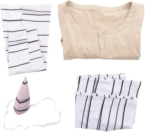 Vista 4 de miccostumes Conjunto completo Eri Cosplay Disfraz Vestido con manga de cuerno