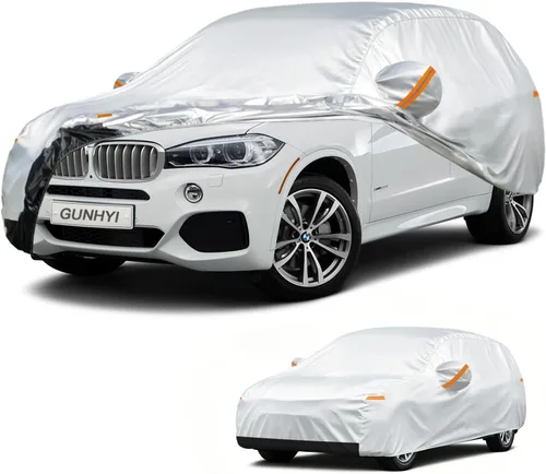 Vista 57 de GUNHYI Funda para coche SUV de ajuste personalizado para BMW X5/X6 de 2007 a 2022, 6 capas de alta resistencia, cubierta exterior completa