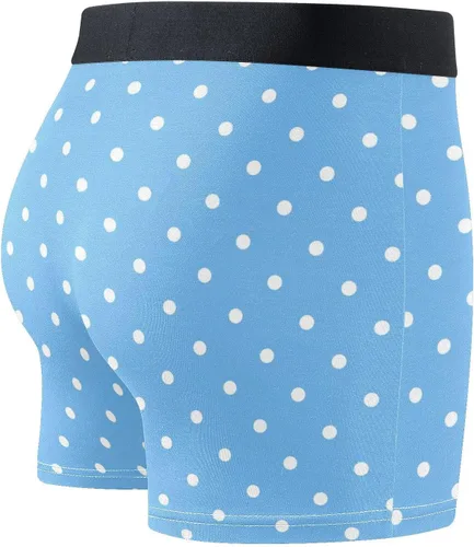 Vista 3 de CHIFIGNO Calzoncillos rojos de fibra de bambú y elastano para hombre, suaves y transpirables, talla S