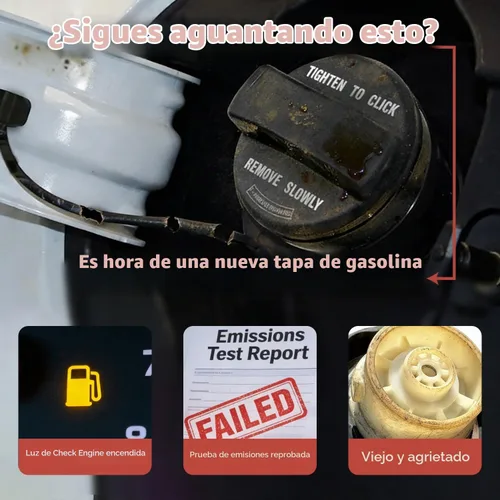 Vista 3 de Tapa de Gas Reemplazo Tedrs para Honda: 17670 - T3W - A01 Civic Accord Odyssey Fit HRV HR-V CRV CR-V Pilot Crosstour Insight 2006-2020 OEM Fit