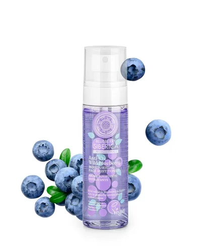 Vista 2 de Natura Siberica Natural Anti-OX Wild Blueberry Face Mist Toner 3.38 fl oz