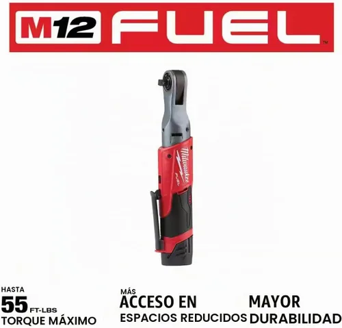 Vista 4 de M12 COMBUSTIBLE 3/8" TRINQUETE 2BAT