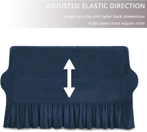 Vista 68 de NICEEC Funda para Sillón Súper Suave de 1 Pieza Gris Funda Deslizable para Sillón Elástica Universal Fundas para Sofás de Spandex para Sala de Estar