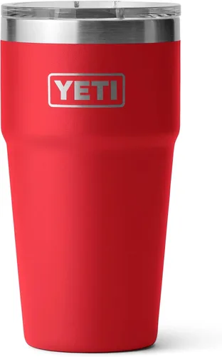Vista 25 de YETI Rambler - Vaso apilable de 20 onzas, acero inoxidable, aislado al vacío con tapa MagSlider Verde mar