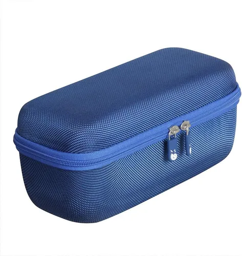 Vista 4 de Hermitshell Funda de viaje rígida de EVA compatible con altavoz Bluetooth portátil a prueba de salpicaduras JBL Flip 3 / Flip 4 (azul)
