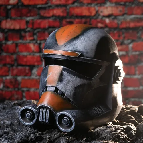 Vista 3 de Evere SW Clone Helmet Hunter Wrecker Echo Crosshair Cosplay Collectible Helmet