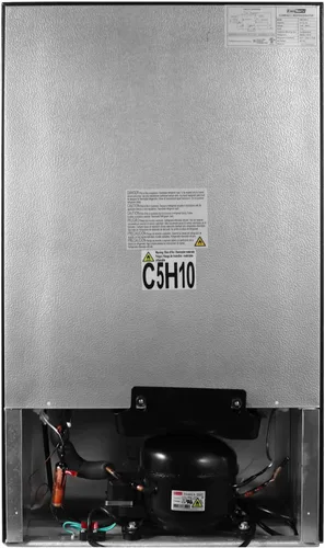 Vista 2 de Equator Advanced Appliances Conserv - Mini refrigerador compacto de acero inoxidable de 19 pulgadas, 2 puertas, 3cf, puerta reversible, 110 V