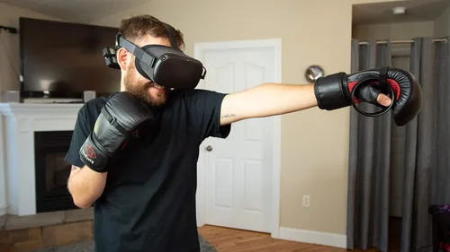 Vista 8 de DeadEyeVR Guantes de boxeo Ultimate Guantes de boxeo para Oculus Quest and Rift S para realidad virtual emoción de la lucha BoxVR