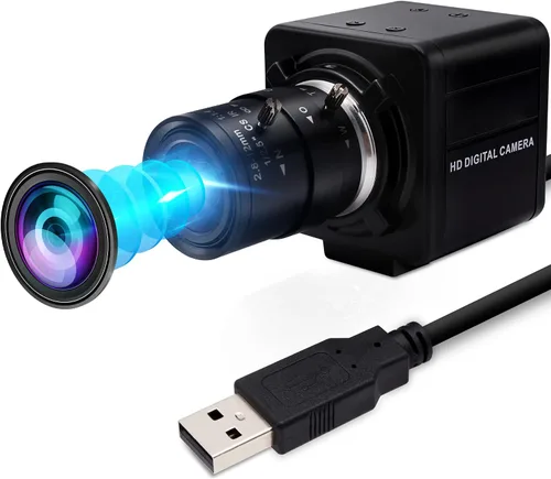 Vista 11 de USB 260fps alta velocidad 110 gran angular sin distorsión lente cámara módulo 2MP USB UVC video Lightburn cámara industrial Plug and Play