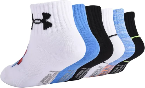 Vista 4 de Under Armour boys Multi Pack Quarter Sock