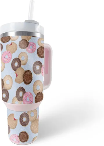Vista 29 de MightySkins - Vaso con purpurina brillante compatible con Stanley The Quencher H2.0 FlowState de 40 onzas, Crazy Tikis, acabado protector y duradero