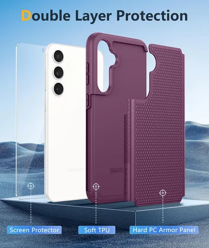 Vista 857 de FNTCASE Funda para iPhone 17 Pro: Fundas delgadas translúcidas de color azul claro compatibles con MagSafe, protección completa de la cámara