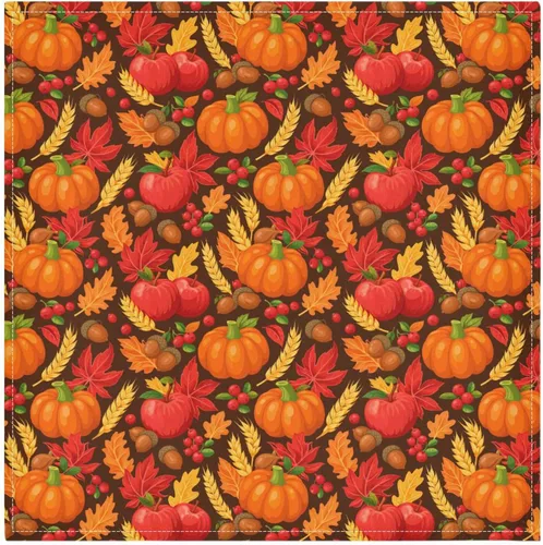 Vista 18 de MNSRUU Juego de 4 servilletas de tela para otoño, otoño, Acción de Gracias, calabaza, girasol, lavable, poliéster, cocina, servilletas de tela