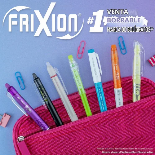 Vista 7 de PILOT FriXion Fineliner rotuladores con tinta que se puede borrar Negro