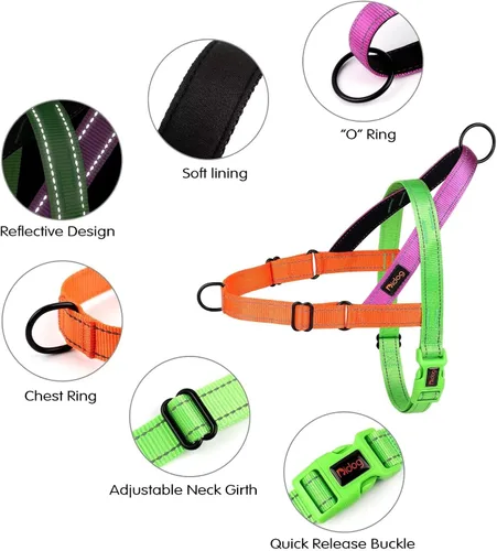 Vista 2 de Didog Arnés para perro sin tirones con asa acolchada suave, ajuste rápido y ligero, arnés ajustable de chaleco fácil para entrenamiento y paseo