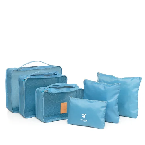 Vista 9 de Set de Bolsas Organizadoras para Maletas Luggan InnovaGoods 6 Piezas